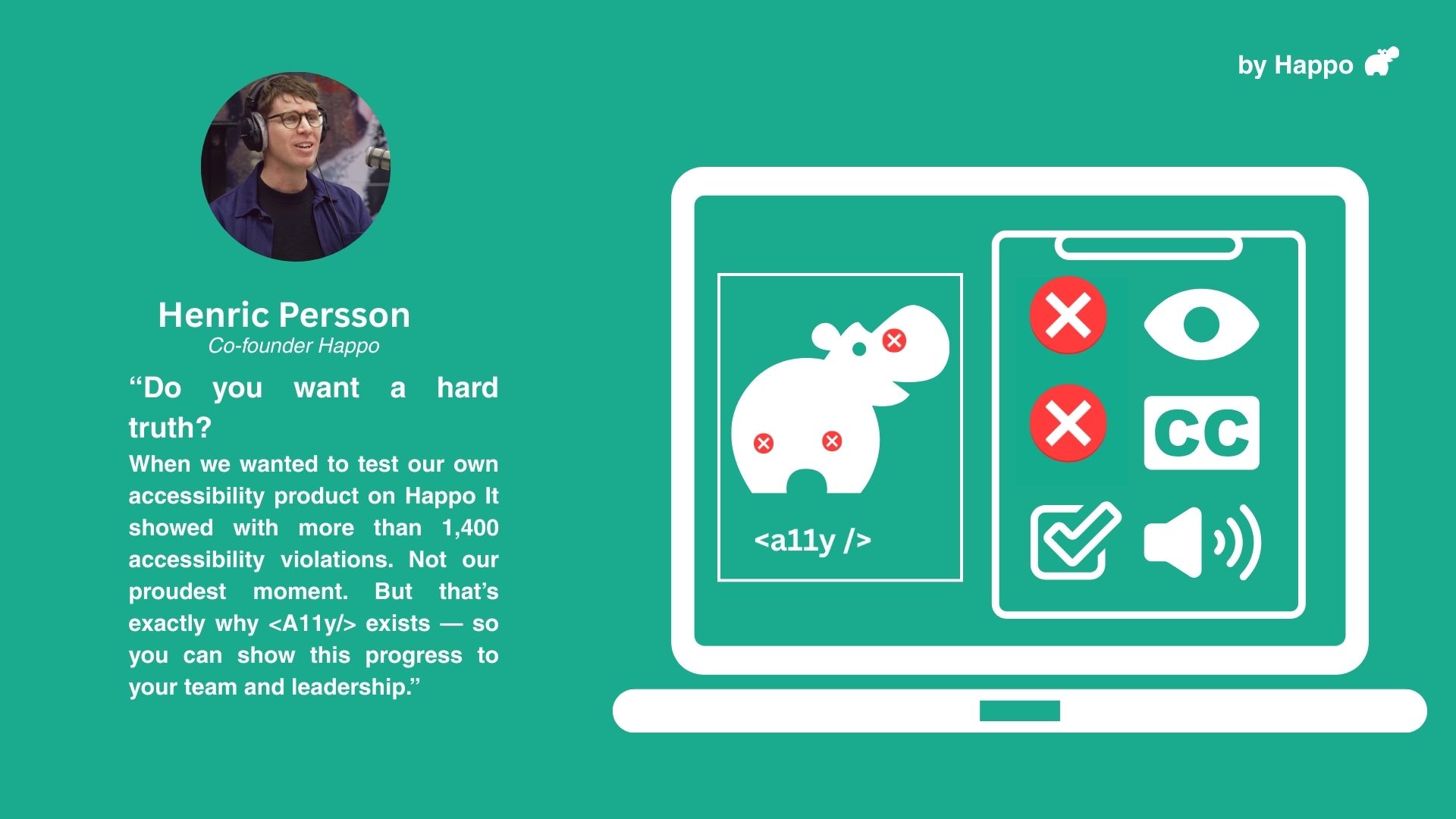 Building Accessibility Into Everyday Development: A Conversation with Henric from Happo